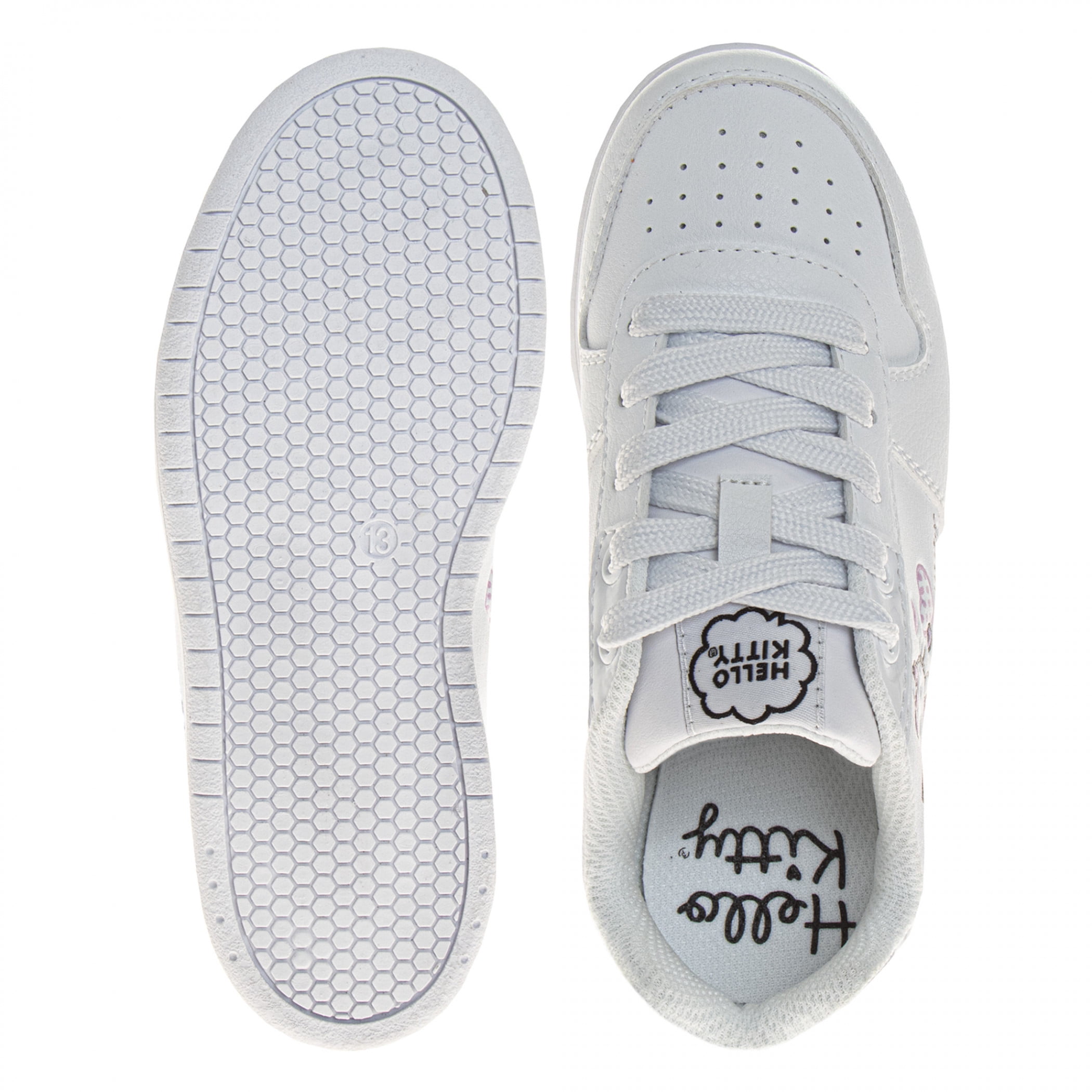 Hello Kitty Pink Hearts Adult's Sneakers-Size 7
