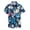 Blue - Hawaiian Print, variant on Arshiner Boys Hawaiian Tropical Short Sleeve Button Down Shirt for 4-14 Y | Kid Summer Casual Floral Beach Shirts with Chest Pocket for School Vacation