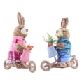 thumbnail image 1 of 2 figuras de conejo de Pascua, estatua de conejo de Pascua, escultura de animal, adorno realista de conejo de Pascua para mesa de casa de vacaciones y, 1 of 8