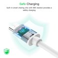 thumbnail image 3 of Seitruly Cable de carga USB C de repuesto para tipo C, línea de datos móviles, línea alámbrica de carga rápida, accesorios de Cable USB Teléfono y Comunicación Blanco 2m, 3 of 8