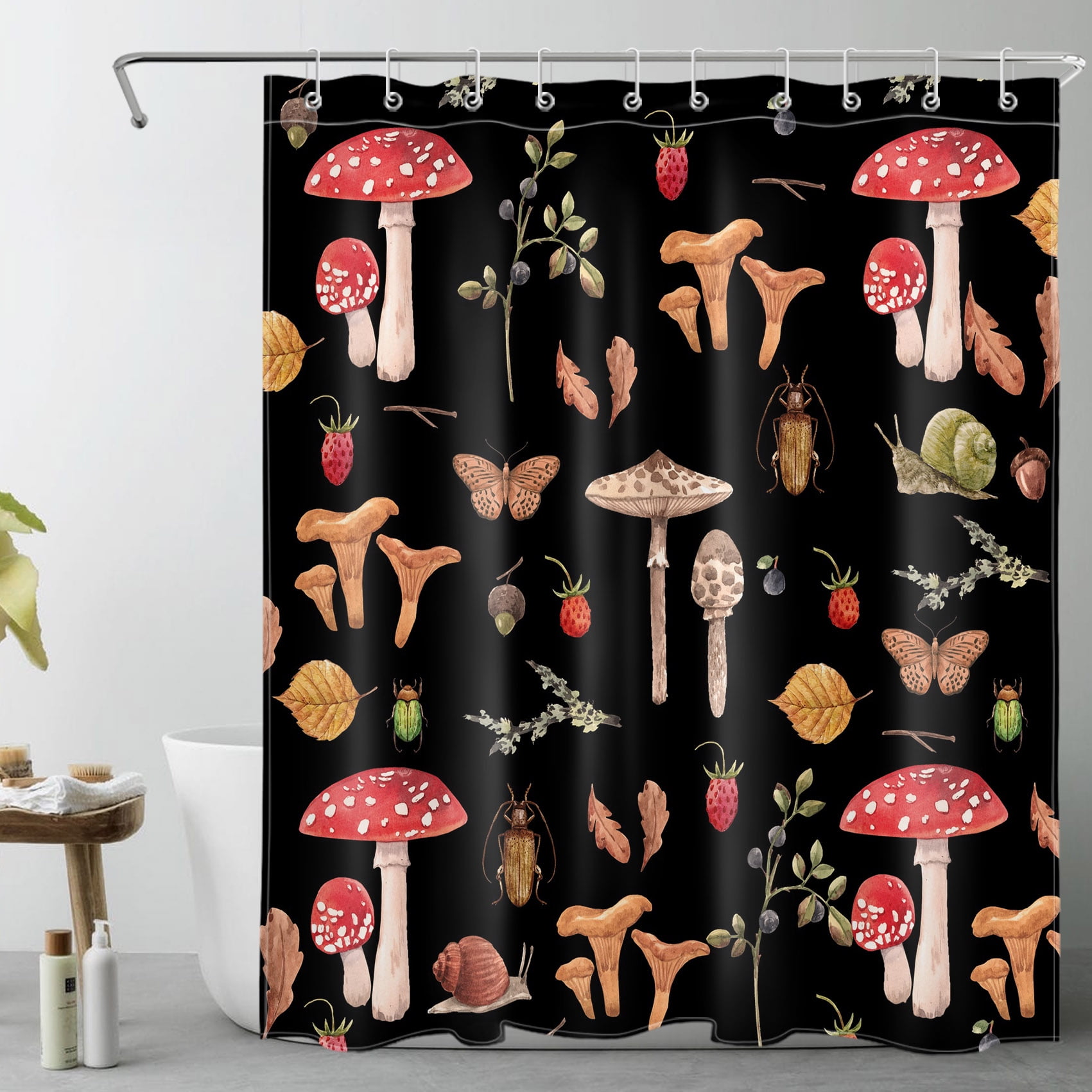 Mushrooms Shower Curtain - TatYeShop