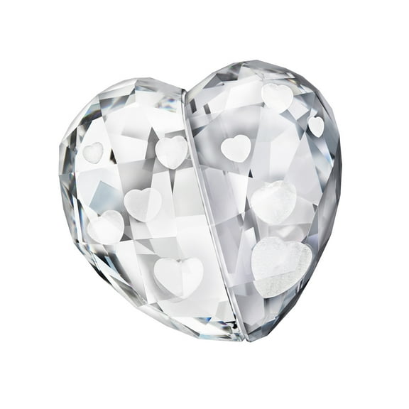 Swarovski Clear Silver Crystal Figurine LOVE HEART MEDIUM #1096729