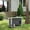 Gray, variant on GONICHA Outdoor Cat House Weatherproof, Poly Lumber Cat Houses for Outdoor Cats Insulated, Feral Cat Shelter with Escape Door and Openable Roof ,Gray