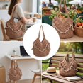 thumbnail image 6 of Hsqqdc Woven Hollow Out Shoulder Bag, Minority Style Tote for Summer Vacation, 6 of 7
