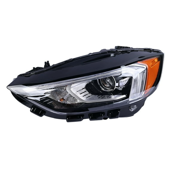Left Driver Side Halogen Headlight Assembly With DRL Fits For Ford Edge 2019-2021 FO2502391