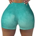 thumbnail image 2 of Disketp Teal Turquoise1 for Scrunch Butt Workout Shorts Women Seamless Soft Smooth Gym Yoga Scrunch Active Shorts-XX-Large, 2 of 8