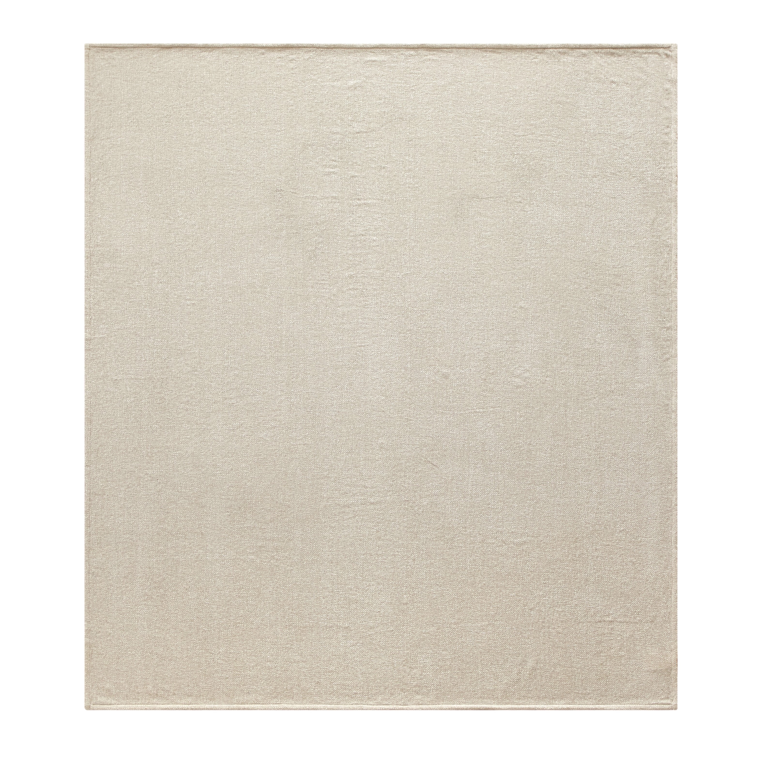 Mainstays Cozy Chenille Throw, Papyrus Beige, 50 in x 60 in