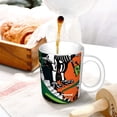 thumbnail image 3 of Yiaed Dinosaur Skeleton Print Ceramics Coffee,Large Handle Design,Extra Large Tea and Coffee Cup for Office and Home Mugs, 3 of 6