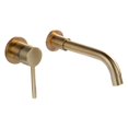 thumbnail image 3 of Grifo De Lavabo Oculto Rotación De 360 ​​​​Grados Grifo De Fregadero Frío Y Caliente De Cobre Retro Grifo Enterrado De Pared De Doble Orificio Para Cocina Baño Hotel Scienceny HA026336-02, 3 of 7