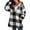 Black, variant on Women's Fleece Jackets & Coats, Women's Plaid Lined Hooded Jacket Button Up Oversized Fuzzy Coat Checkered Flannel Hoodie Jacket Red 5Xl