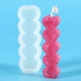 thumbnail image 4 of sweethay Molde para hacer velas DIY, molde Flexible de silicona, velas antiadherentes, moldes de yeso de cemento de resina, casero profesional Cocina y Comedor, 4 of 6