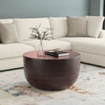 thumbnail image 6 of Simpli Home Johnsen 29.5 inch Wide Boho Metal Coffee Table in Oil Rubbed Bronze Iron, Assembled, 6 of 7