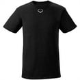 thumbnail image 2 of Evoshield Youth Blended Baseball T-Shirt Black M, 2 of 3