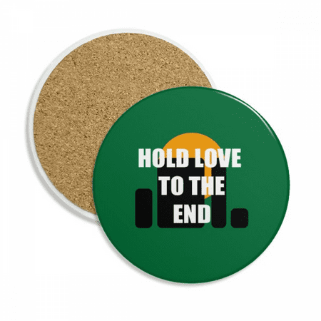 

Love Lovers Forever Art Deco Fashion Coaster Cup Mug Tabletop Protection Absorbent Stone