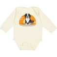 thumbnail image 3 of Inktastic Bernese Mountain Dog Boys or Girls Long Sleeve Baby Bodysuit, 3 of 5
