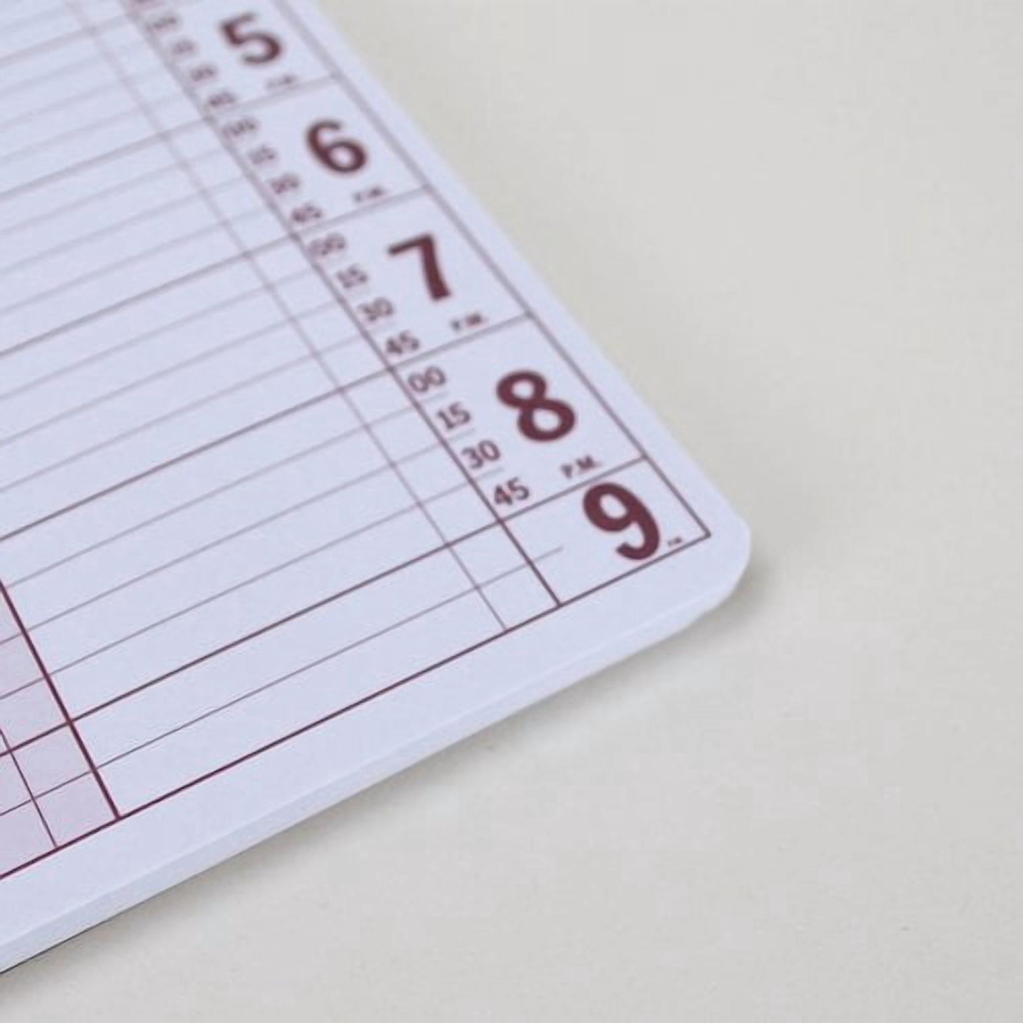 Portage 6 Column Appointment Book - Large 12.75" x 13.5" Daily & Hourly Planner - Spiral Notebook Organizer for Scheduling Appointments