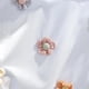 thumbnail image 5 of TBUIALL Ropa de verano para niñas, camiseta de manga corta con estampado de flores de arcoíris, cuello redondo fino, manga corta para niños pequeños, 5 of 5