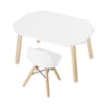 thumbnail image 1 of Mesa y silla infantil de madera moderna, duradera y fácil de limpiar, 1 of 4
