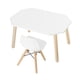thumbnail image 1 of Mesa y silla infantil de madera moderna, duradera y fácil de limpiar, 1 of 4