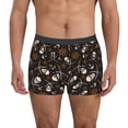 thumbnail image 2 of Goofa Pirate Skulls Printed Men's Boxer Briefs Underwear, Moisture-Wicking Underwear, Trunk,Soft and Breathable Cotton Underwear-XX-Large, 2 of 9