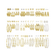 thumbnail image 2 of 54 Pares de Aretes Para Mujer Lab.G Dorado, 2 of 5