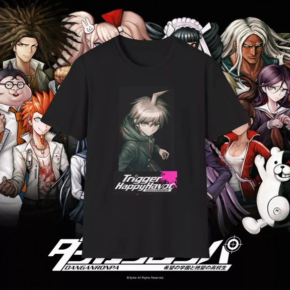 RARE Danganronpa Trigger Happy Havoc Makoto Naegi Unisex Softstyle T-Shirt