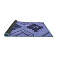 thumbnail image 2 of Ahgly Company Indoor Square Abstract Blue Modern Area Rugs, 8' Square, 2 of 4