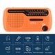 thumbnail image 3 of Radio Solar con Manivela AM/FM con Linterna LED para Exterior Naranja, 3 of 9