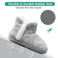 thumbnail image 4 of HOMEHOT Girls Bootie Slippers, 4 of 5