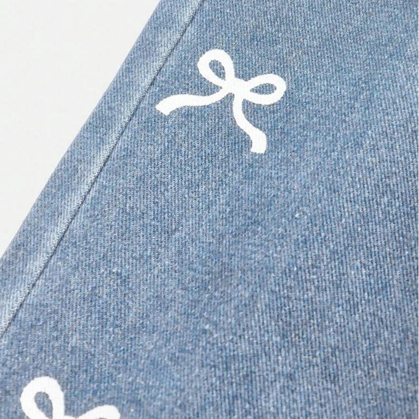 Karoyedx Teen Jeans Jeans for Girls Baggy Wide Leg Ripped High Waisted Denim Pants Y2K Boyfriend Skater Streetwear Cute Trousers Light Blue Size,9-10 Years