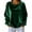 Green, variant on Umfun Crew Neck Velvet Tops for Women Long Sleeve Drop Shoulder Pullover Shirts for Women Casual Fall Winter Oversized Blouse for Vacation Getaways and Daily Casual Wear Activities S Size Gold