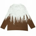 thumbnail image 4 of Chandails d'Hiver Grande Taille pour Femmes Mode Décontractée de Noël Cardigan Veste Café m, 4 of 7