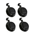 thumbnail image 2 of plantall Fence Light Black White ABS IP65 Waterproof Solar Charging 4pcs LED Outdoor, 2 of 9