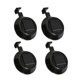 thumbnail image 1 of sweethay 4pcs Valla LED Lámpara IP65 Impermeable Luz de pared solar Canalón solar brillante Encendido / apagado automático Lámpara de camino al aire libre Iluminación y accesorios Negro sweethay HA027755-01, 1 of 8