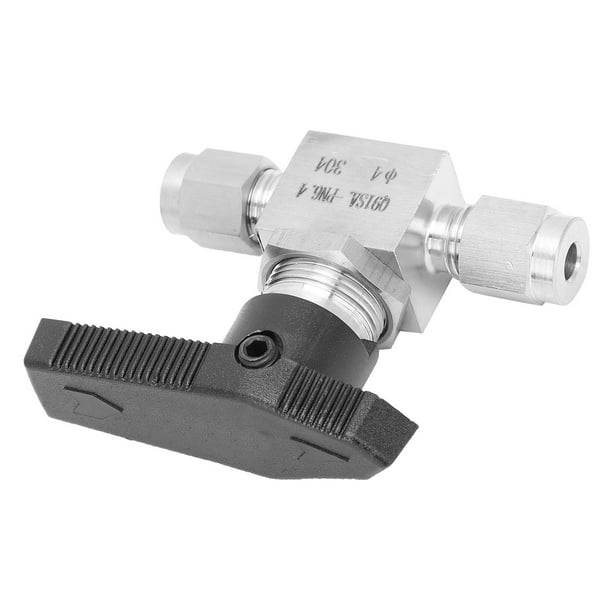 Válvula De Aguja De Acero Inoxidable 304 - Para Control De Flujo Y Presión En Tuberías De Líquidos Y Gas