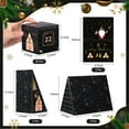 thumbnail image 2 of Naler Christmas Advent Calendar House Boxes, Magical and Enchanted Style 24 Days Countdown Small Candy Gifts Box for Boys & Girls, Black, 2 of 9