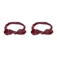 thumbnail image 2 of Redempat Stylish Hairband With Sweat Absorbent Features Stay Fresh And Fashionable Wine Red 2Set, 2 of 6