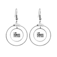 thumbnail image 1 of Soy famoso en el sueño Los pendientes cuelgan del aro de la joyería del círculo de la gota Unbranded M, 1 of 3