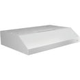 thumbnail image 4 of Broan Glacier 30-Inch Convertible Under-Cabinet Range Hood, White, 4 of 4