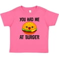 thumbnail image 3 of Inktastic You Had Me At Burger Boys or Girls Baby T-Shirt, 3 of 5