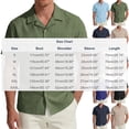 thumbnail image 5 of Maean Mens Big and Tall Shirts Short Sleeve Button down Shirt Summer Beach Tshirts with Pockets, 5 of 7