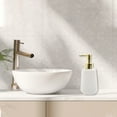 thumbnail image 2 of Unique Bargains Simple Cone Shape Soap Pump Dispenser for Bathroom 300ml 1 Pc White, 2 of 6