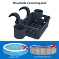 thumbnail image 4 of Eoperou Poolside Storage Basket Above Ground Pool Hanging Basket with Cup Holder Large Capacity Swimming Pool Organizer for Towels Toys Drinks, 4 of 8