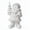 B, variant on Paint Your Own Santa Claus Figurine, DlY Paintable Blank White Resin Santa Statue Holding Candy Cane, Christmas Unpainted Santa Decor for Home Tabletop Art Craft Gift