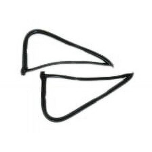 Vent Window Weatherstrip 2 Piece Set - Compatible with 1973 - 1979 Ford F-100 1974 1975 1976 1977 1978