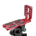 thumbnail image 3 of L-shape Plate Corrosion Resistant Quick Release Plate for Effectively Fix Your Camera Vertical Shooting and Horizontal Shoot Are Freely Switched gray,red, 3 of 7