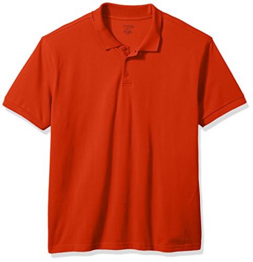 Classroom Big Boys Uniform Pique Short Sleeve Polo,Dark Navy,X-Small