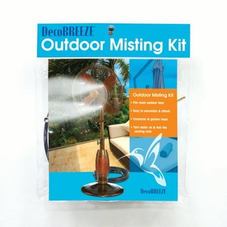 DecoBREEZE Outdoor Misting Kit for Outdoor Fans (Best Outdoor Misting Fan)