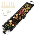 thumbnail image 1 of Costway 39.5" Extra Large Electric Teppanyaki Grill with 2 Cooking Surface Adjustable Temperatures and Drip Tray, 1 of 10