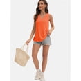 thumbnail image 5 of Womens Tank Tops V Neck Summer Trendy Casual Loose Fit Flowy Sleeveless Shirts, 5 of 6